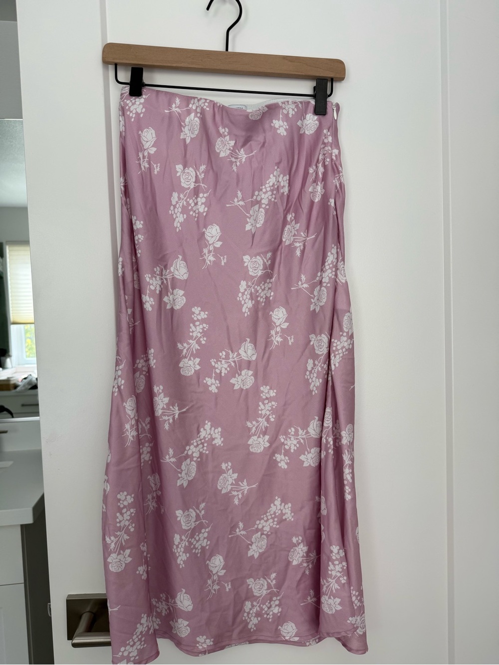 Urban Outfitters Pink Floral Maxi Skirt